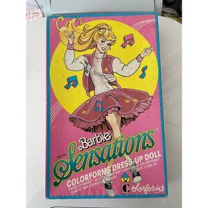 1988 Mattel Barbie Sensations Colorforms